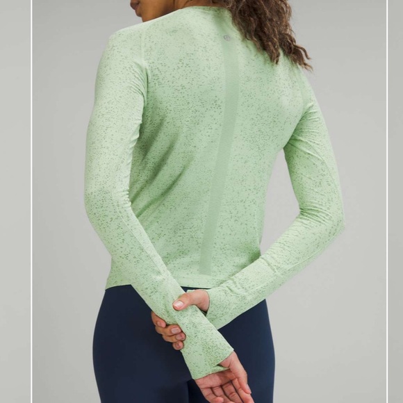 LULULEMON green swiftly tech long sleeve race length - Picture 4 of 10
